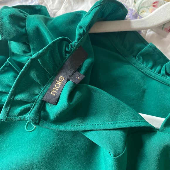 Maje green dress - Picture 2 of 5